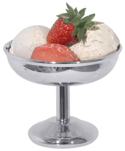 Contacto, Eisbecher Contacto Bander Silber Edelstahl 10 cm 8.5 cm - Eisbecher