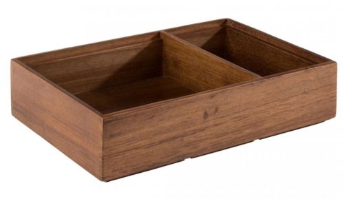 Aps, APS Behälter Woody Braun Holz 22.5 cm 15 cm - Material: Akazie - Behälter