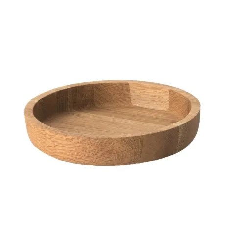 CONTINENTA, Schale Continenta Braun Holz 20 cm 4.3 cm - Material: Eiche