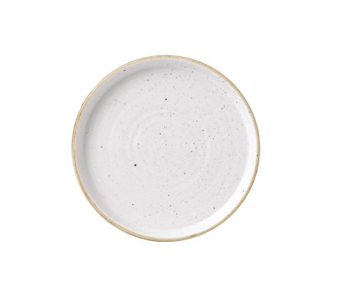 Churchill, Churchill Teller rund Stonecast Barley White mit erhöhtem Rand; 15.7x2 cm (ØxH); weiss/braun; rund; 6 Stück / Pack