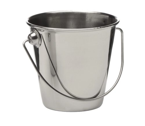 Aps, APS Servier-Eimer Snackholder; 330 ml, 9x8.5 cm (ØxH); silber; rund