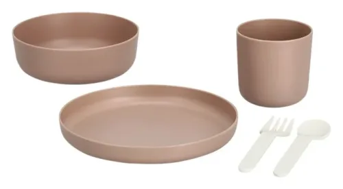 Zeller Present Kindergeschirr-Set (je 1 Teller, Schüssel, Tasse, Gabel, Löffel)