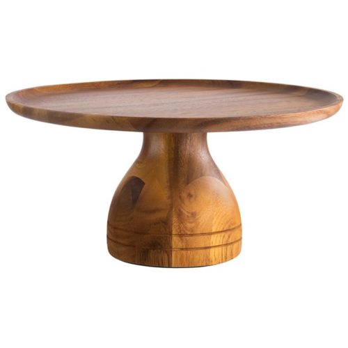 Aps, APS Tortenständer Acacia Braun Holz 33 cm 16 cm - Material: Akazienholz - Tortenständer