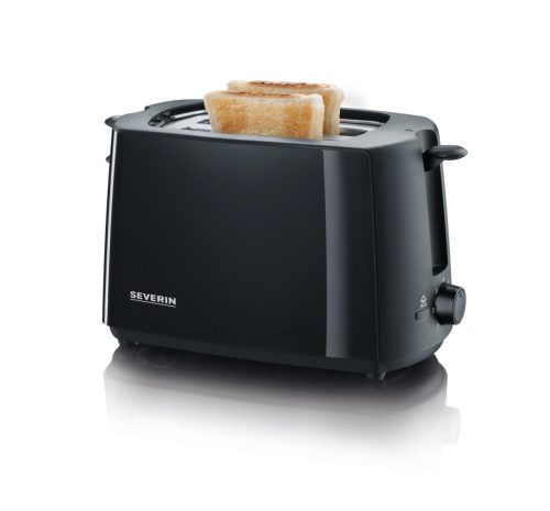 Severin, Severin Toaster "AT 2287 Schwarz" 700 W Lieferung mit passendem CH-Fixadapter