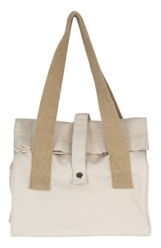 DIVERSE, Diverse Tasche Pebbly Beige Baumwolle 32 cm 17 cm - Farbe: cream - Tasche