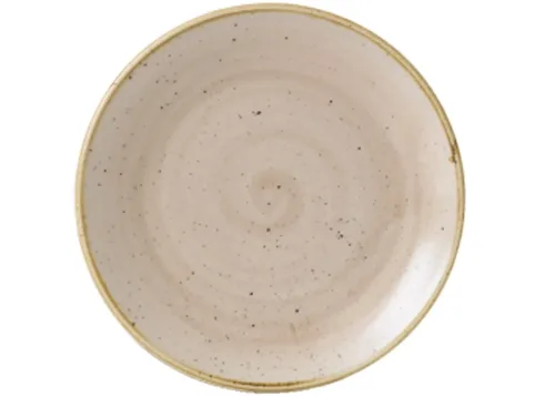 Stonecast Nutmeg Beige Teller coupe flach 32.4cm