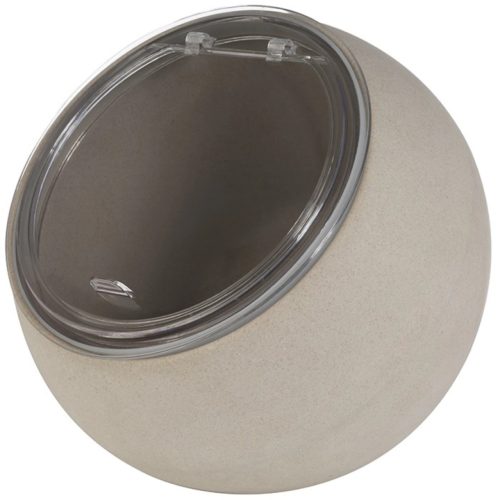 Aps, APS Servierschale MOON, Melamin; 800 ml, 19x17.5 cm (ØxH); grau/transparent; rund