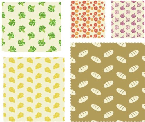 DIVERSE, Diverse Bienenwachstuch Beewee Mehrfarbig Baumwolle/Wachs 0 cm - Bienenwachstuch