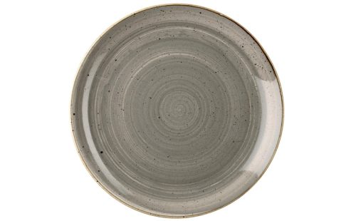 Churchill, Churchill Teller flach Stonecast Peppercorn Coupe; 16.5 cm (Ø); grau/braun; rund; 12 Stück / Pack