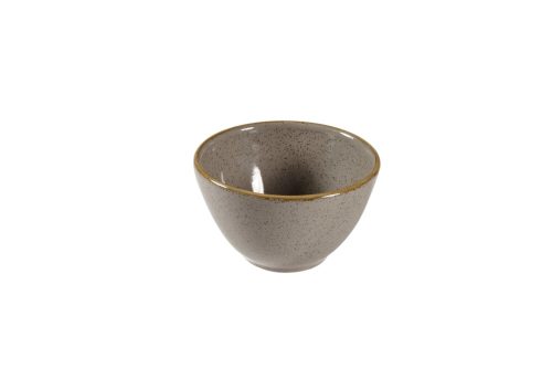 Churchill, Churchill Dip Schale Stonecast Peppercorn; 110 ml, 8.5 cm (Ø); grau/braun; rund; 12 Stück / Pack