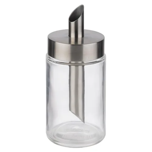 Aps, APS Zuckerdosierer; 200 ml, 6x14.5 cm (ØxH); edelstahl/transparent; rund