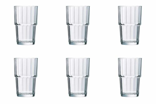 Arcoroc, Arcoroc Trinkglas Norvege; 270 ml, 7.2x11.4 cm (ØxH); transparent; 6 Stück / Pack