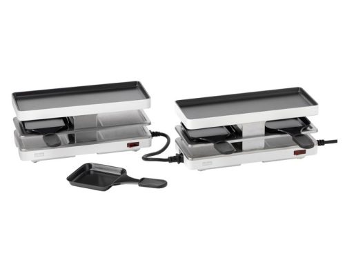 Stöckli, Stöckli Twinboard Set Raclettegrill – Raclette Ofen/Raclette Grill – weiss