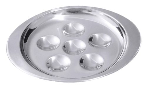 Contacto, Servierplatte Contacto Bander Silber Edelstahl 18 cm 18 cm - Servierplatte