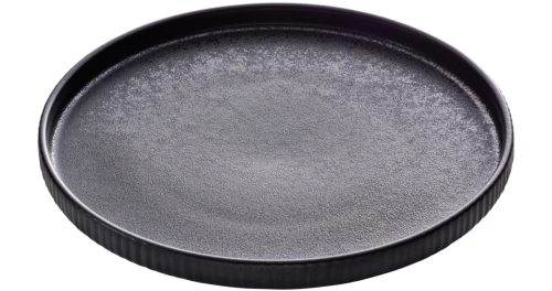 Playground, Playground Teller flach Nara Relief; 27x2.5 cm (ØxH); schwarz; rund; 6 Stück / Pack