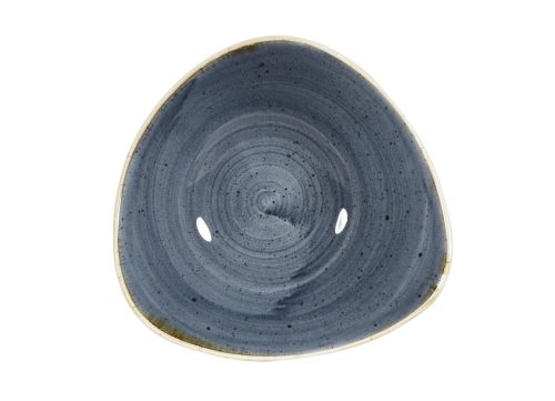 Churchill, Churchill Bowl Schale  Stonecast Blueberry dreieckig; 600 ml, 23.5x23.5 cm (LxB); blau/braun; 12 Stück / Pack