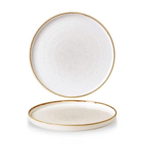 Churchill, Churchill Teller rund Stonecast Barley White mit erhöhtem Rand; 26x2 cm (ØxH); weiss/braun; rund; 6 Stück / Pack