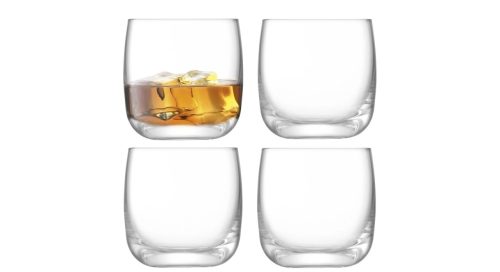 LSA International, Mundgeblasene Tumbler Gläser „Borough“ 300 ml, 4er-Set LSA International
