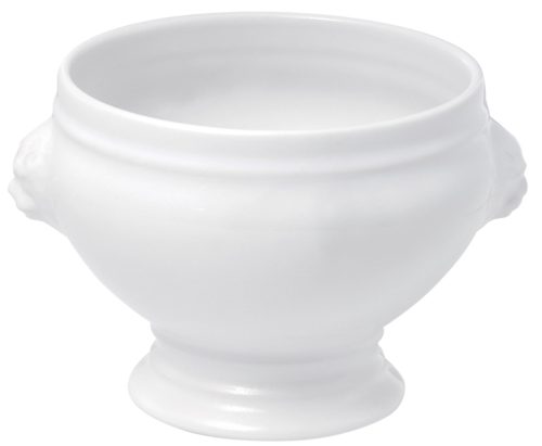 Revol, Revol Suppenschüssel Löwenkopf Weiss Porzellan 11.5 cm 9 cm - Suppenschüssel