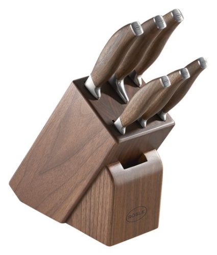 Rösle, Rösle Messerblock 7tlg. Walnuss