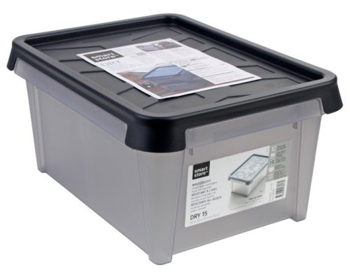 SmartStore, SmartStore Aufbewahrungsbox Dry 12 L Anthrazit PP (Polypropylene) 30 x 40 x 20 cm