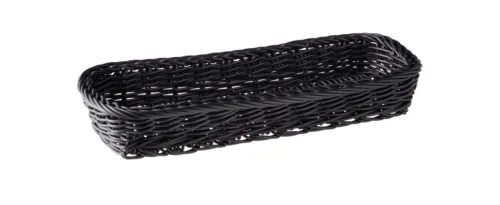 Aps, APS Besteck-Korb Economic rechteckig; 27x10x5 cm (LxBxH); schwarz