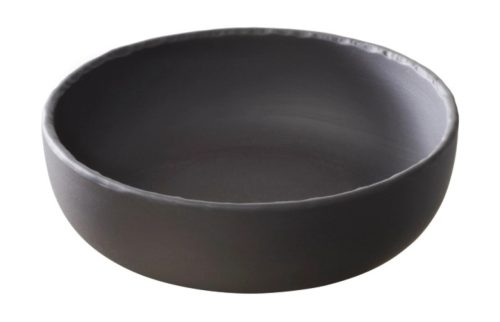 Revol, Salatschüssel Revol Schwarz Porzellan 17 cm 5.5 cm - Farbe: schiefer - Salatschüssel