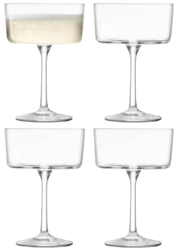 LSA International, LSA International Champagnergläser-Set LSA Transparent Glas 13.2 cm 9.2 cm - Champagnergläser-Set