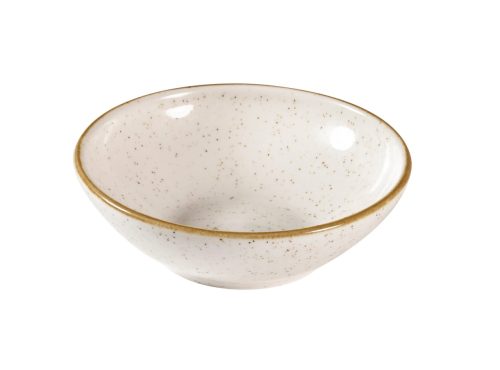 Churchill, Churchill Bowl Stonecast Barley White; 260 ml, 13x4.2 cm (ØxH); weiss/braun; rund; 12 Stück / Pack