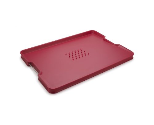 Joseph Joseph, Schneidebrett Joseph Joseph Cut&Carve Rot Kunststoff 33.4 cm 47.1 cm - Material: Polypropylen - Schneidebrett