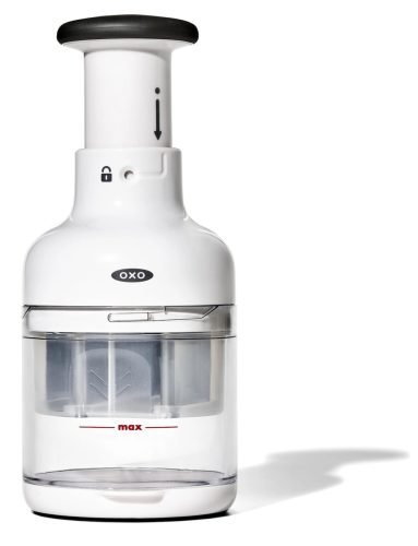 OXO, OXO Gemüsehacker Good Grips Weiss Edelstahl 13.9 cm 13.9 cm - Material: 18/10 Edelstahl - Gemüsehacker