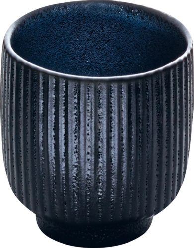 Playground, Playground Obertasse Nara Relief; 100 ml, 7x6.6 cm (ØxH); schwarz; 6 Stück / Pack