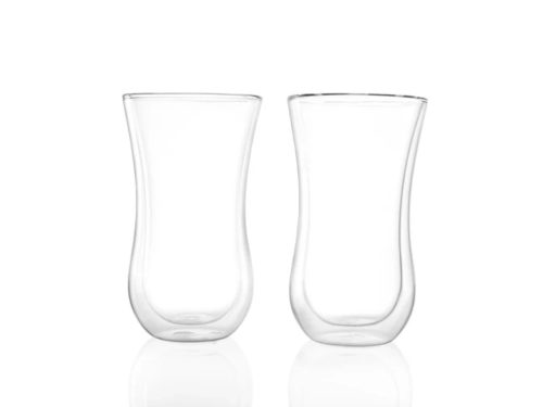 DIVERSE, Diverse Kaffeebecher Coffee 'n More Transparent Glas 0.33 l - Kaffeebecher