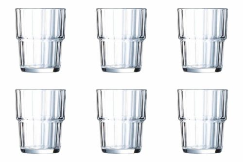 Arcoroc, Arcoroc Trinkglas Norvege; 160 ml, 6.5x8.2 cm (ØxH); transparent; 6 Stück / Pack