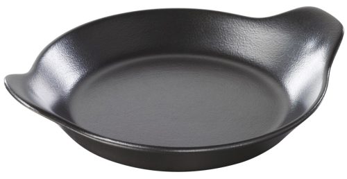 Revol, Eierpfanne Revol Schwarz Porzellan 18 cm 4.5 cm 18 cm - Farbe: schwarz matt - Eierpfanne