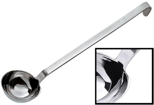 Contacto, Schöpflöffel Contacto Bander Silber Edelstahl Rostfrei 18/10 12 cm 12 cm - Material: Edelstahl 18/10 - Schöpflöffel