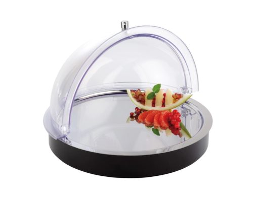 Aps, APS Rolltophaube ; 38x38x38x20 cm (LxBxØxH); transparent; rund
