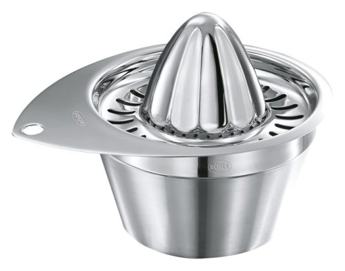Rösle, Rösle Zitronenpresse 0.5l – Entsafter/Saftpresse/Zitruspresse – silber