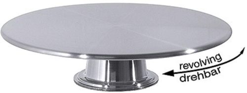 Contacto, Tortenplatte Contacto Bander Silber Edelstahl 32 cm 7.5 cm - Tortenplatte