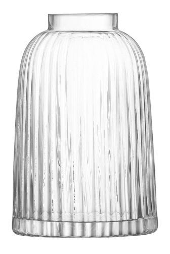 LSA International, LSA International Vase Pleat Transparent Glas 20.9 cm - Farbe: glasklar - Vase
