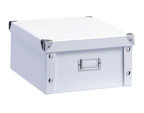 zeller, ZELLER Aufbewahrungsbox 17763 31x26x14cm 11l Deckel weiss