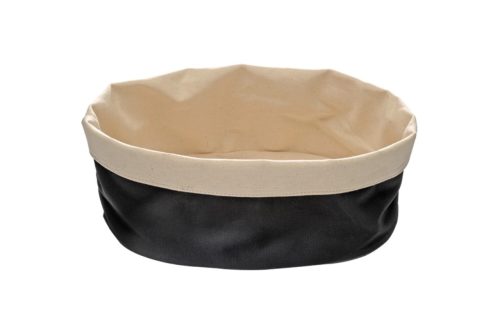 Aps, APS Brottasche, Baumwolle; 17x8 cm (ØxH); schwarz; rund