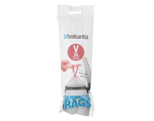Brabantia, Brabantia - Müllbeutel, 3 L, Weiss