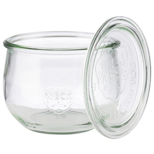 Aps, APS Weck-Glas Tulpenform mit Deckel 6er Set; 580 ml, 11x9 cm (ØxH); transparent; rund; 6 Stück / Pack