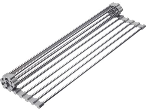 Westmark, Abtropfmatte Westmark Silber Metall 28.5 cm 47 cm - Material: Edelstahl/Silikon - Abtropfmatte