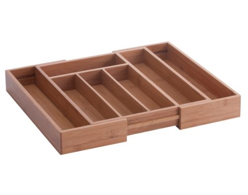 zeller, Zeller Besteckkasten, ausziehbar, Bambus/HDF