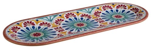 Aps, APS Teller Arabesque Blau Kunststoff - Material: Melamin - Teller