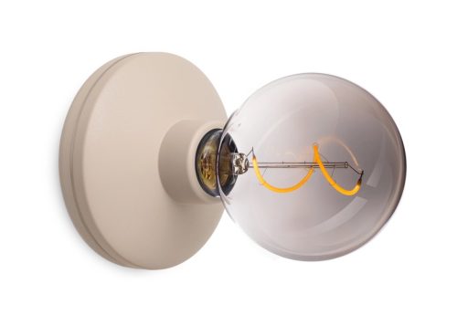 DIVERSE, Diverse Beleuchtung Humble Beige Aluminium/Glas 16.5 cm 18 cm - Beleuchtung