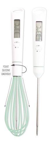 Scrap Cooking, Zuckerthermometer Scrap Cooking Weiss Edelstahl/Kunststoff 6 cm - Zuckerthermometer