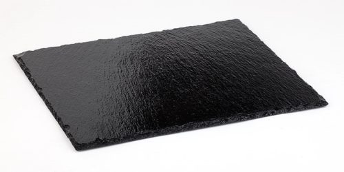 Aps, APS GN 2/4 Naturschieferplatte MORRA; GN 1/3, 32.5x17.6x0.7 cm (LxBxH); schwarz; rechteckig